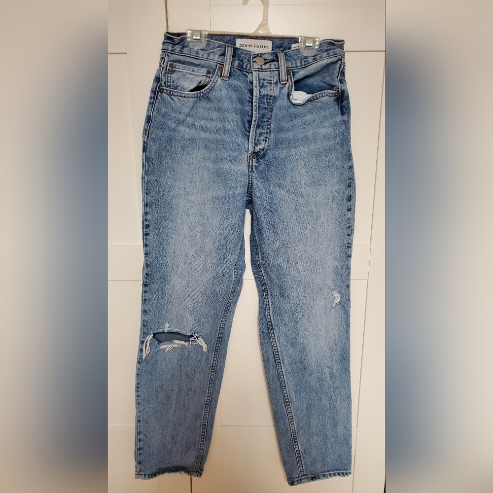 Denim Forum 90s Boyfriend high-rise